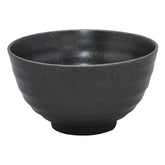 Minoyaki rice bowl black