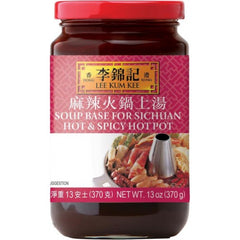 Lee Kum Kee Soup Base For Sichuan Hot & Spicy Hot Pot 13 oz