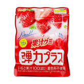 MEIJI Fruit Juice Elastic Plus Gummy <Strawberry> 72G
