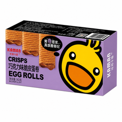 KAMEN CRISPS EGG ROLL CHOCO FLAVOR 100g
