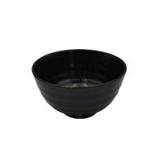 Minoyaki rice bowl black