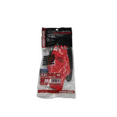 Natural rubber gloves red M