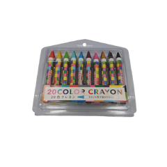 20 color crayons