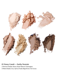 FLOWER KNOWS Strawberry Cupid Makeup Palette Color – 01 Honey Canele