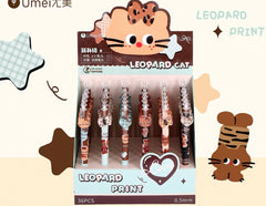 Leopard Cat Erasable Pens
