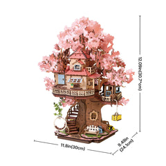 Rolife 3D Wooden Puzzle - Sakura Tree House TGS04