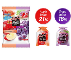 ORIHIRO Konnyaku Jelly Apple and Grape Flavor