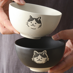 Ceramic Bowl for Cats White