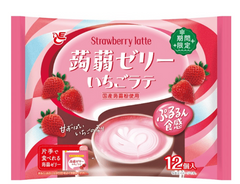 ACE BAKERY Strawberry Latte Konjac Jelly 12P