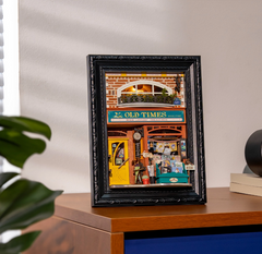 Rolife Old Times Bookstore 3D Wooden Puzzle DP004