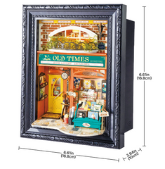 Rolife Old Times Bookstore 3D Wooden Puzzle DP004