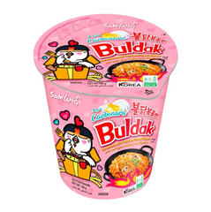 Samyang Artificial Spicy Chicken Flavor Ramen Carbonara (Cup)