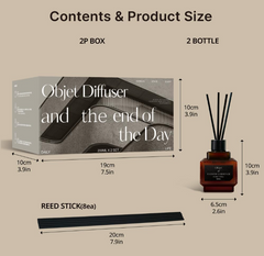HETRAS Objet Diffuser 2Pack Set Flower Gardener