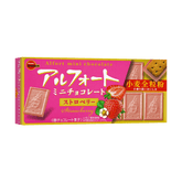 BOURBON ALFORT MINI CHOCOLATE BISCUIT STRAWBERRY 12P55g