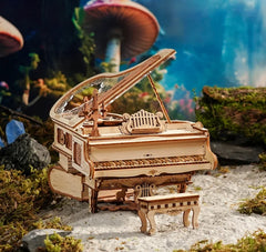 Rolife ROKR Magic Piano Mechanical Music Box 3D Wooden Puzzle