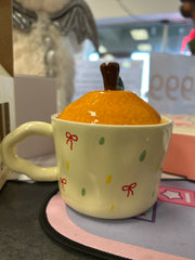 Ceramic Coffee Mug Pumpkin Shaped Cup