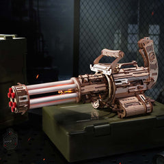 Rolife Rotating Barrel Machine Gun 3D Wooden Puzzle LQA01