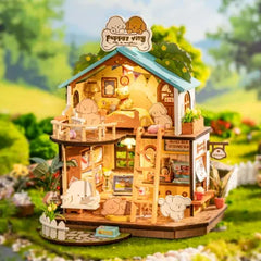 Sale Rolife DIY Miniature House - Puppy's Cozy Villa DG169
