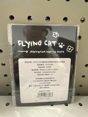 Flying cat sticky notes