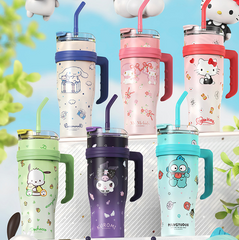 40oz Giant Ice Cup Sanrio Straw Cup