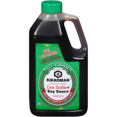 KIKKOMAN Naturally Brewed Less Sodium Soy Sauce 40.00 FZ