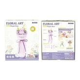 Rokr Purple Rose DIY Bouquet 3D Wooden Puzzle