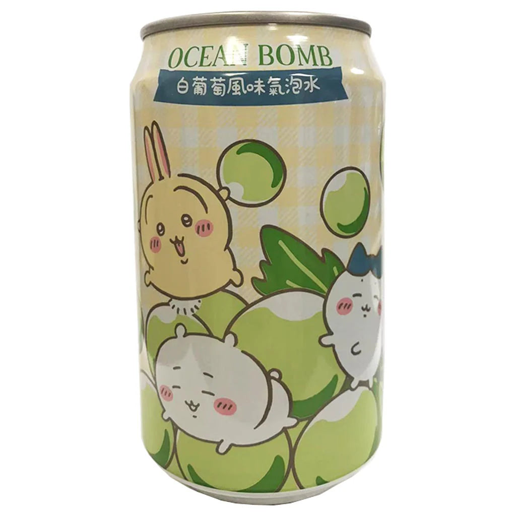Ocean Bomb Chiikawa Sparkling Water White Grape – MakotoJapanMarket