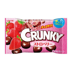 LOTTE CRUNKY POP JOY STRAWBERRY 1.1oz
