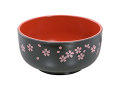 A middle bowl (Washing-up washing machine OK) sakura black