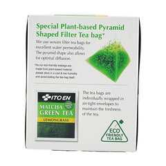 ITOEN TEA BAG MATCHA GREEN TEA LEMONGRASS 20PC 30G`