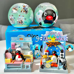 Pingu Dream Cabin Series Cute Animal Figure Toys Blind Box