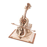 Rolife ROKR Magic Cello Mechanical Music Box 3D Wooden Puzzle AMK63