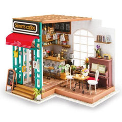 ROLIFE Simon's Coffee Shop DIY Miniature Dollhouse Kit DG109