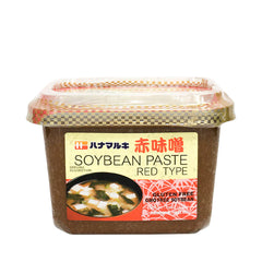 HANAMARUKI SOYBEAN PASTE-RED (SHINSYU MISO) 17.5 oz