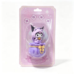 Sanrio Good Luck Squishy Keychain (kuromi)