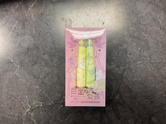 Ballet Girl Double-Ended Highlighter 4 Colors(Pink/Yellow/Green/Blue)