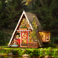 Rolife DIY Miniature House - A-Frame Cabin DG181