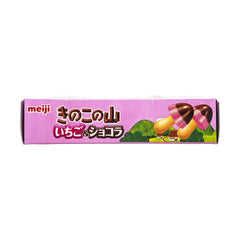 Meiji Kinoko No Yama Strawberry & Chocolate