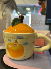 Ceramic Coffee Mug Pumpkin Shaped Cup