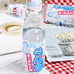 HATA SOFT DRINK YOGURT FLAVOR GLASS BOTTLE