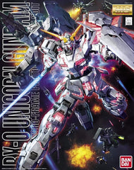 Bandai Hobby RX-0 Unicorn Gundam HD Color with MS Cage Master Grade Figure, Scale 1/100