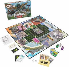 CLUE: Godzilla Board Game, Solve Who Kidnapped Minilla, Identify Which Kaiju & Villain Group are Behind It, Explore Iconic Like Monster Island & Tokyo, Official TOHO Co. Merchandise & Collectible