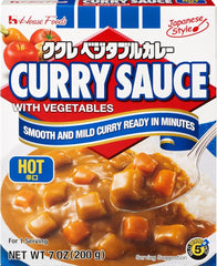 House Food CURRY Sauce W/VEG HOT RETORT 3/10/7 oZ