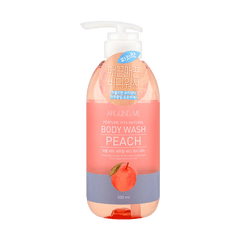 AROUND ME Peach-Scented Body Wash Natural Perfume Vita Aqua Body
Wash- #Peach 16.91 fl oz