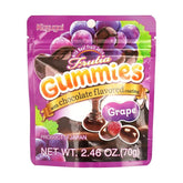 KASUGAI Grape Gummies with Chocolate Flavored