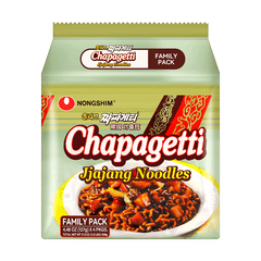 Korean Chapagetti Noodles with Chajang Black Bean Sauce - 4 Packs* 4.47oz