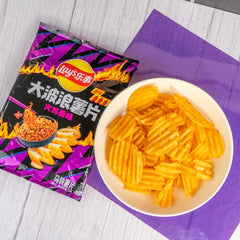 Lay's Wave Potato Chips (Artificial Turkey Noodle Flavor)