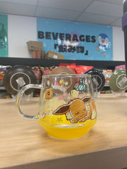 Sleeping Eevee glass mug