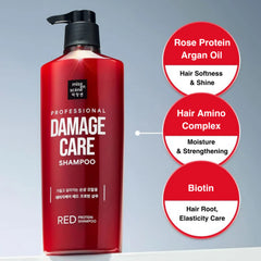 Mise en Scene Professional Damage Care RED Rose Protein Shampoo, 680ml