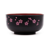 A middle bowl (Washing-up washing machine OK) sakura black